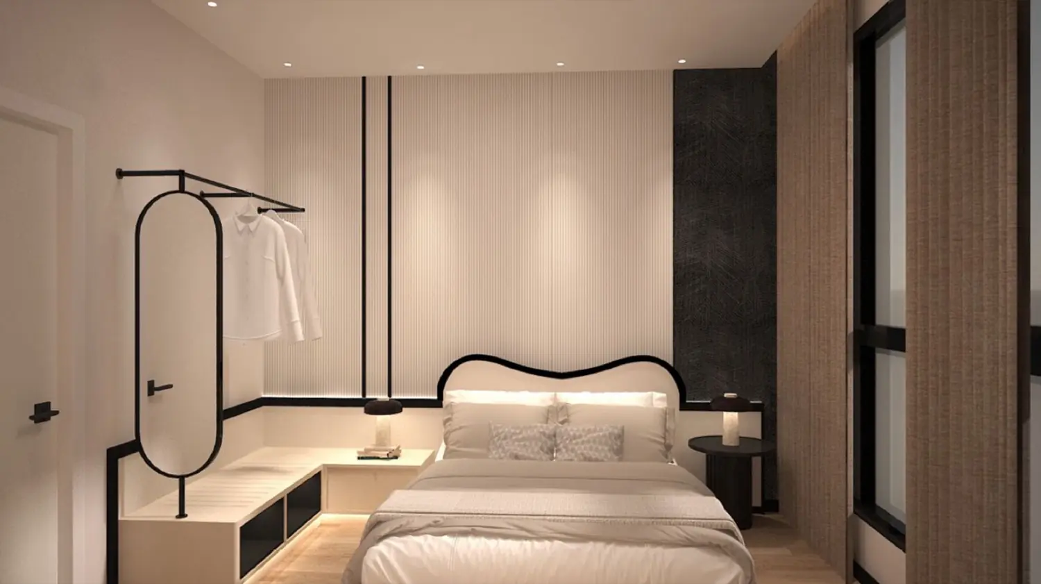 Master bedroom interior